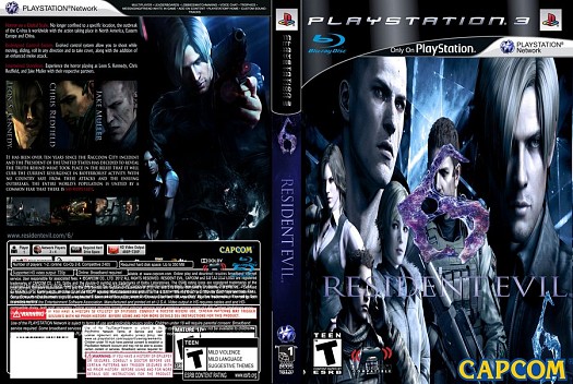 CD PS3 Resident Evil 6