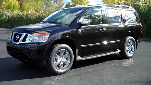 NISSAN ARMADA BLACK COLOR VIP CAR