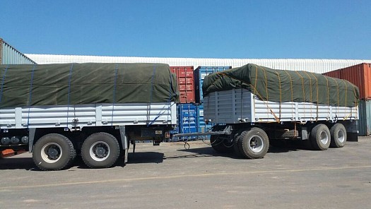 baches de remorques et couvertures pour camions ethiopiens