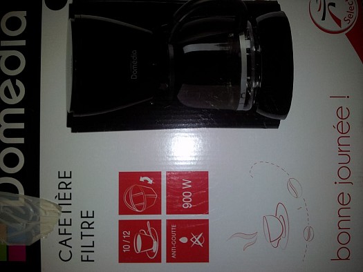 Cafetière filtre domedia