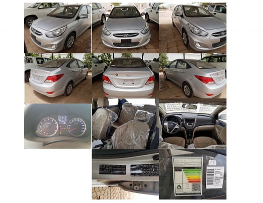 Nouveau Hyundai Accent 1,4L prix hors taxe Model: 2017