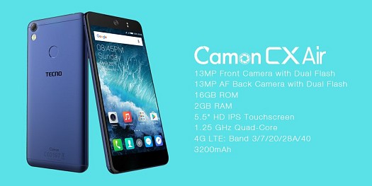 Tecno CX Air 2017