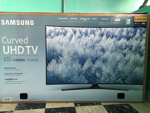 65” Samsung Curved UHD TV