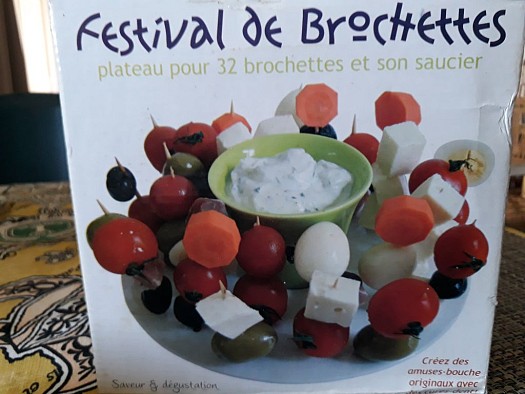 plateau pour 32 brochettes