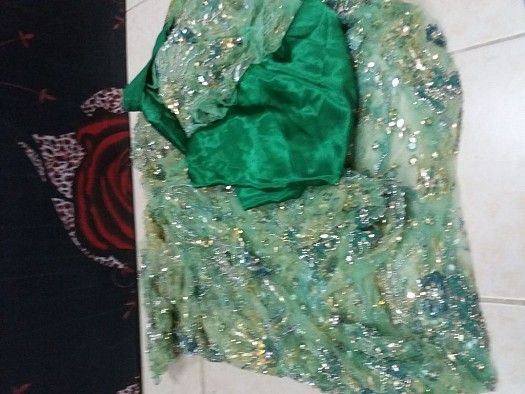 Boubou vert de mariage