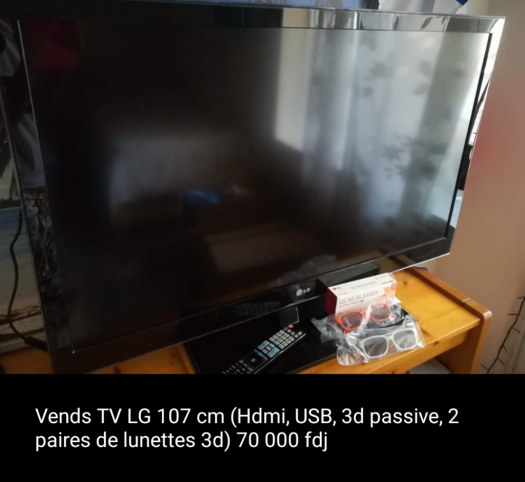 TV 107 cm LG 3D