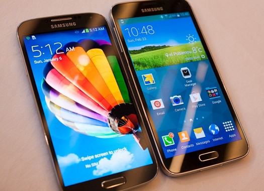 Samsung Galaxy S4 et S5