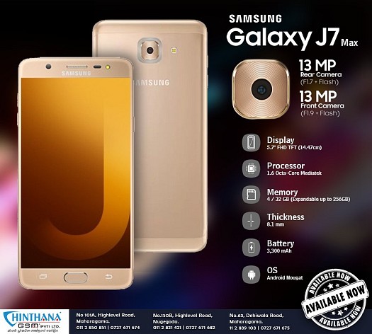 Samsung galaxy J7 max