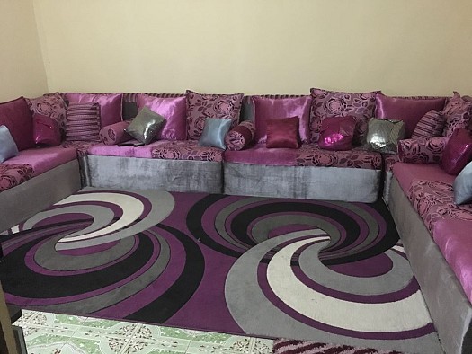 Salon avec son tapis