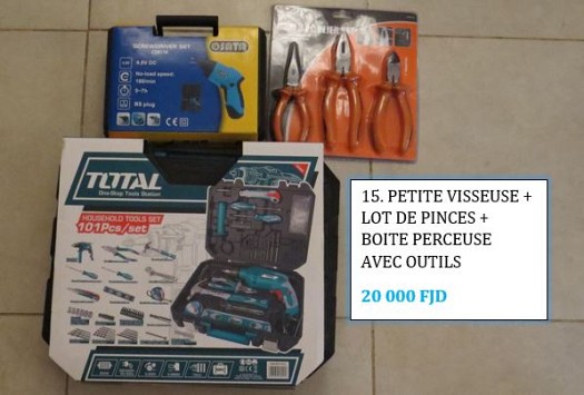 Outils perceuse