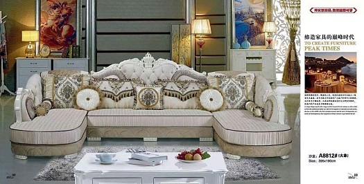 Salon de forme U confortable