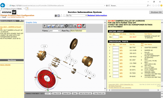 CATERPILLAR SIS 2019 FULL with 3D images