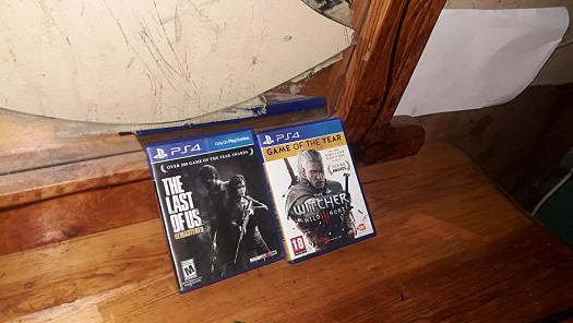 The last of us ps4 et the witcher wild hunt ps4