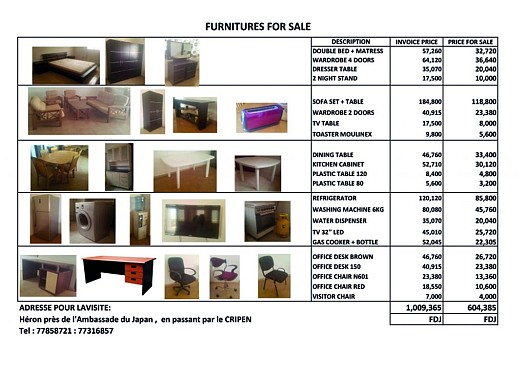 meuble en bon état à bas prix / Furniture with good price