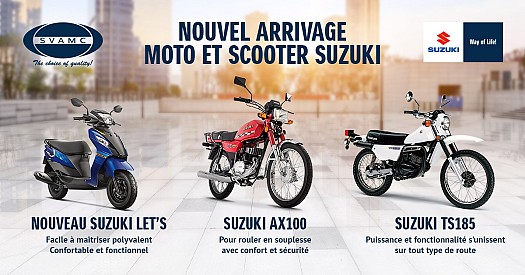 SVAMC - Nouvel arrivage Moto et Scooter SUZUKI