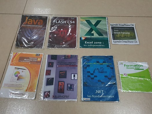Formations Video sur CD/DVD (PC-Mac) pour les développeurs et programmeurs des logiciels informatiques.