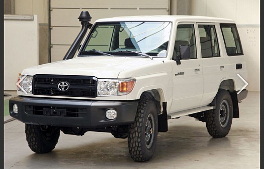 Location Toyota land cruiser