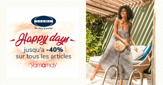 SVAMC Bawadi Mall & Boulaos -40% sur tous les articles YAMAMAY