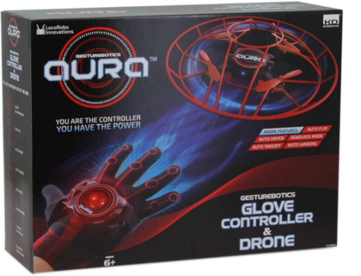 Drone glove store controller
