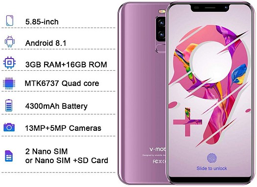 Mobile portable v 8 s9 provenance des Etats Unis