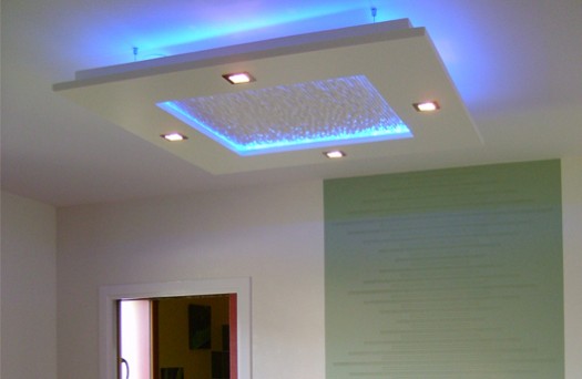 Décoration plafond avec gorge lumineux