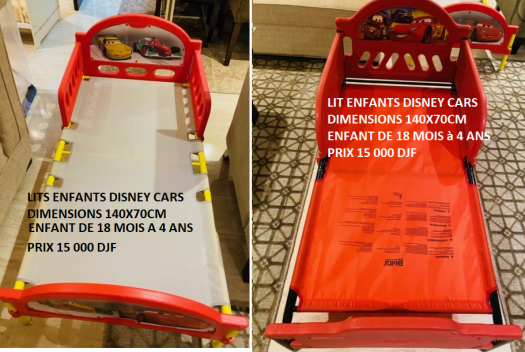 LITS ENFANTS - DISNEY CARS