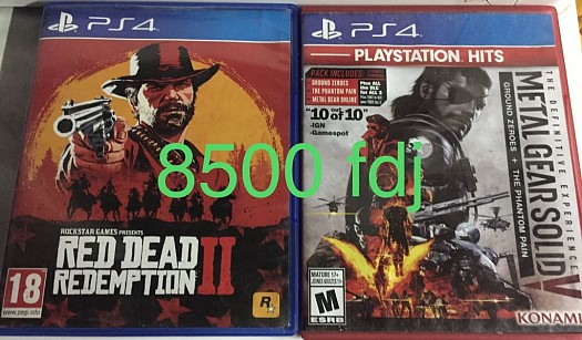 Red dead 2 et metal gear solid the complet edition