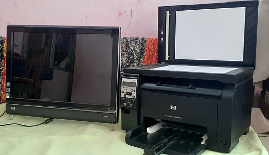 Ordinateur hp intégré et imprimante hp