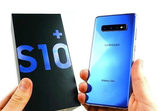 Samsung S10 plus bleu