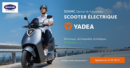 SVAMC lance le nouveau SCOOTER ÉLECTRIQUE YADEA