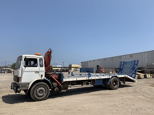 Vends camion porte-engin Renault 19T