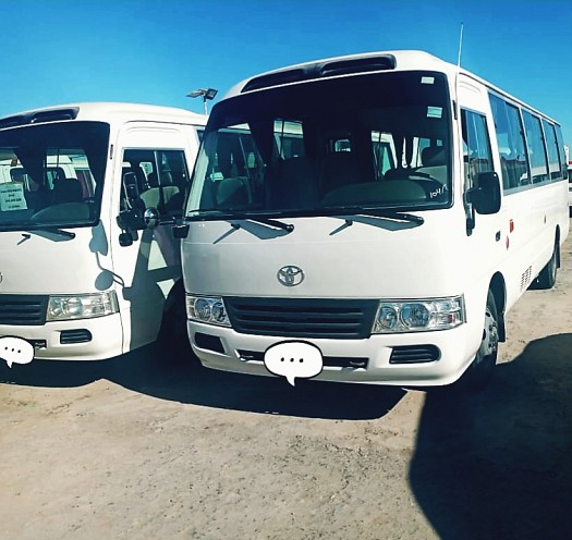 Location bus climatisé Toyota coaster 2016