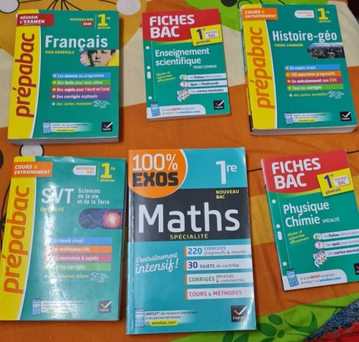 Livres de poche annales préparation BAC