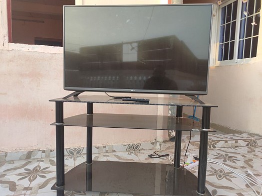 TV LG 45 pouce plus une table presque neuve