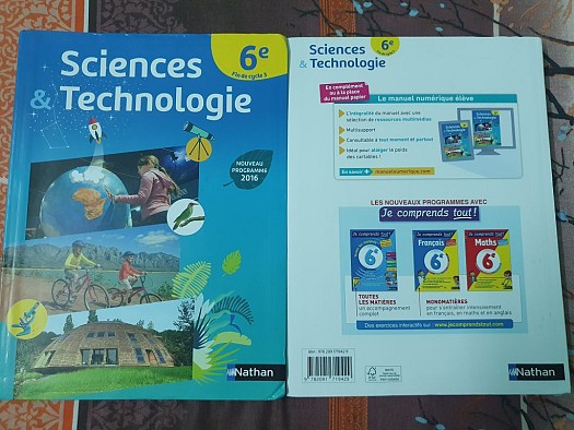 Livre 6ème - sciences et Technologies
