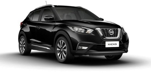 Voiture Nissan kicks noire