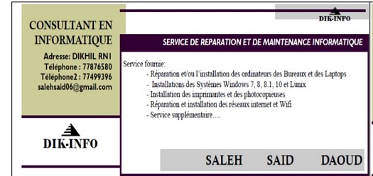 Consultant en Informatique