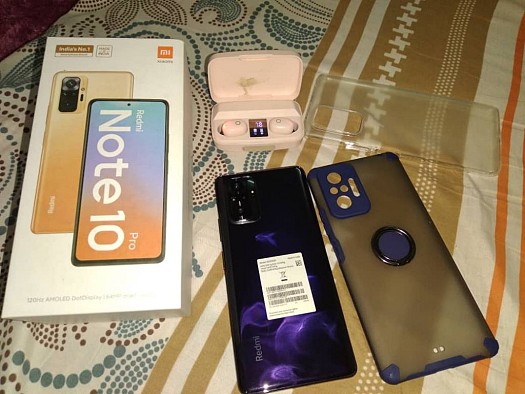 Huawei redmi note 10 pro 128gb 6g ram + airpod