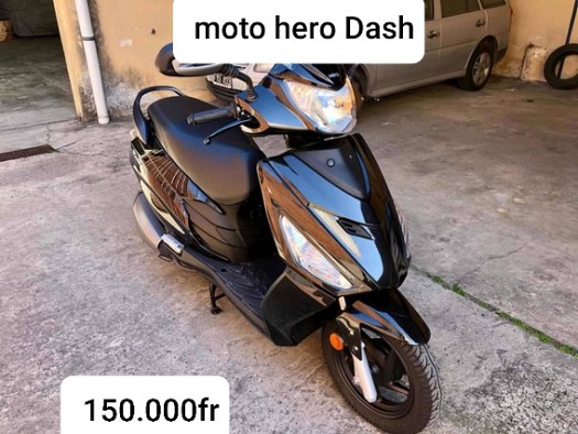 Moto Hero Dash 11000km neuve