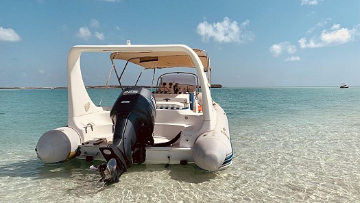 Zodiac Medline 3 pour pièces / semi-rigid boat as it is.