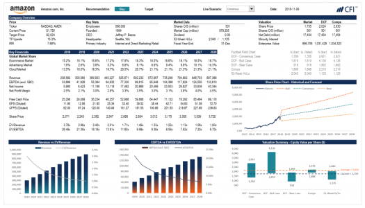 Financial Models and Dashboards