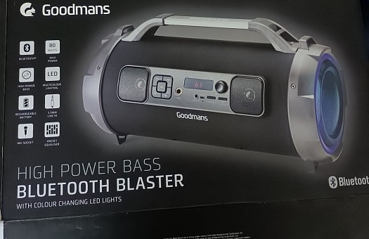 Goodmans High Power Bass Bluetooth Blaster