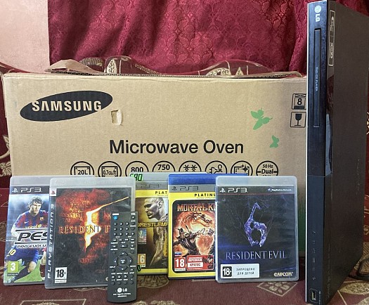 5 CD de jeux Ps3 avec DVD LG