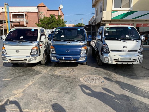 Voiture Hyundai pick-up et kia