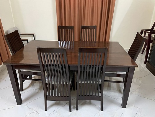 Meuble Table & 6 chaises