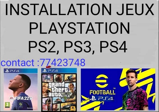 Installation de tous les jeux et programmes PlayStation 2, 3 et 4