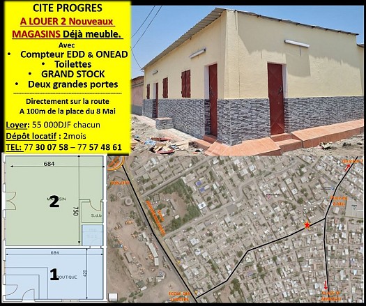 2 Magasins déjà Meuble à Cité Progrés