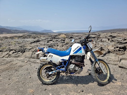 Moto SUZUKI 600 DR Djebel