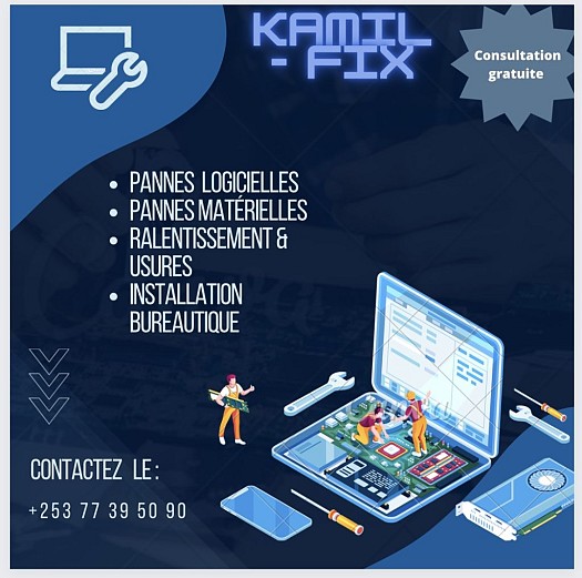 Services de réparation et maintenance informatique