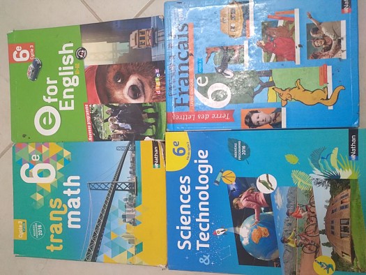 Livres 6 ème lycée français de djibouti